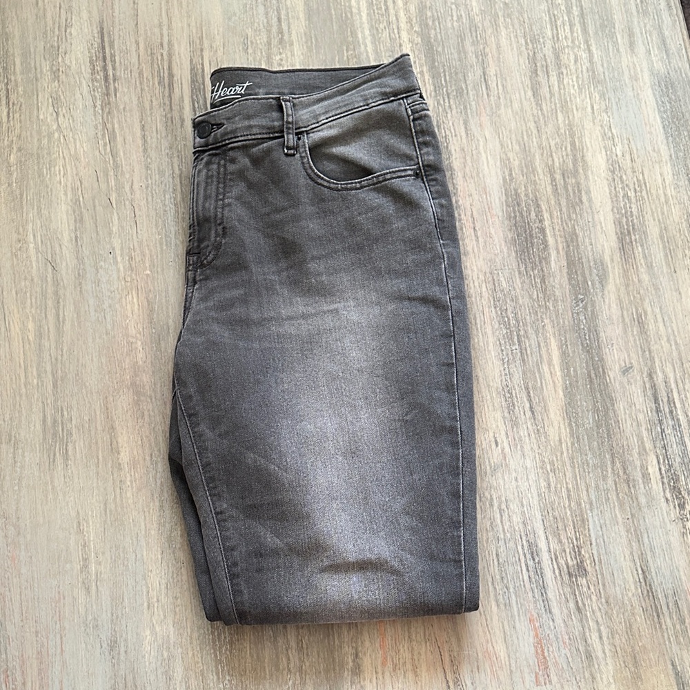Old Navy Gray Women Relaxed Fit Jeans